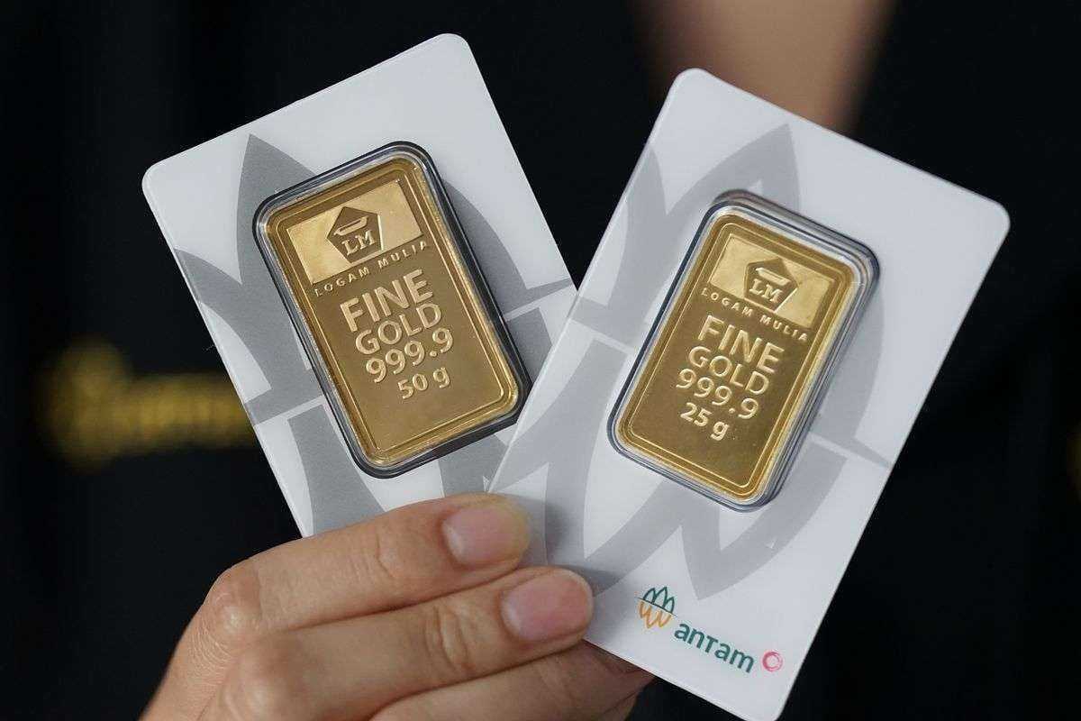 Harga Emas Antam di Pegadaian Turun Tajam, Anjlok Rp31.000 Hari Ini